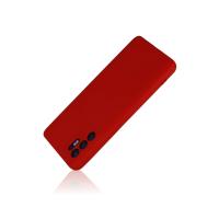 Newface Oppo Reno 6 Kılıf Nano içi Kadife Silikon - Kırmızı