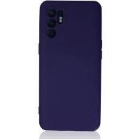 Newface Oppo Reno 6 Kılıf Nano içi Kadife Silikon - Mor