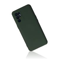 Newface Oppo Reno 6 Kılıf Nano içi Kadife Silikon - Koyu Yeşil