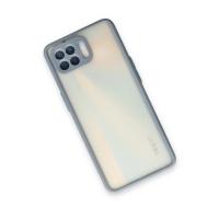 Newface Oppo Reno 4 Lite Kılıf Montreal Silikon Kapak - Gri