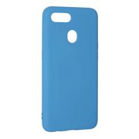 Newface Oppo A12 Kılıf Nano içi Kadife Silikon - Mavi