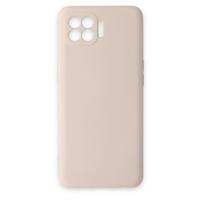 Newface Oppo Reno 4 Lite Kılıf Nano içi Kadife Silikon - Pudra