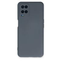 Newface Oppo A54 4G Kılıf Nano içi Kadife Silikon - Gri