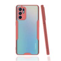 Newface Oppo Reno 6 Kılıf Platin Silikon - Pembe