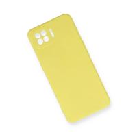 Newface Oppo A73 Kılıf Nano içi Kadife Silikon - Sarı