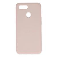 Newface Oppo A12 Kılıf Nano içi Kadife Silikon - Pudra