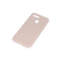 Newface Oppo A12 Kılıf Nano içi Kadife Silikon - Pudra