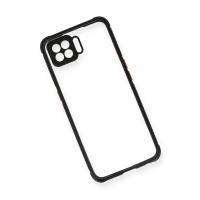 Newface Oppo A73 Kılıf Miami Şeffaf Silikon - Siyah