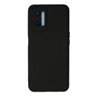 Newface Oppo A96 Kılıf Nano içi Kadife Silikon - Siyah