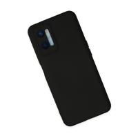 Newface Oppo A96 Kılıf Nano içi Kadife Silikon - Siyah