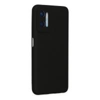 Newface Oppo A96 Kılıf Nano içi Kadife Silikon - Siyah