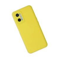 Newface Oppo A96 Kılıf Nano içi Kadife Silikon - Sarı