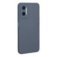 Newface Oppo A96 Kılıf Nano içi Kadife Silikon - Gri