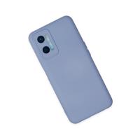 Newface Oppo A96 Kılıf Nano içi Kadife Silikon - Lila