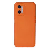 Newface Oppo A96 Kılıf Nano içi Kadife Silikon - Turuncu