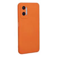 Newface Oppo A96 Kılıf Nano içi Kadife Silikon - Turuncu