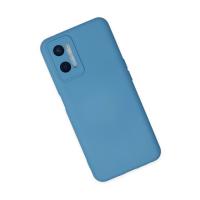 Newface Oppo A96 Kılıf Nano içi Kadife Silikon - Mavi