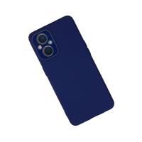 Newface Oppo Reno 7 Lite Kılıf Lansman Glass Kapak - Sky Blue