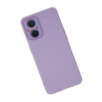 Newface Oppo Reno 7 Lite Kılıf Lansman Glass Kapak - Lila