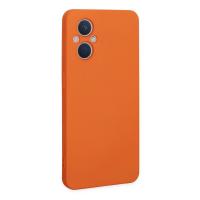 Newface Oppo Reno 7 Lite Kılıf Nano içi Kadife Silikon - Turuncu