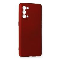 Newface Oppo Reno 5 Pro Kılıf First Silikon - Bordo