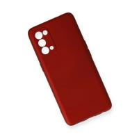 Newface Oppo Reno 5 Kılıf First Silikon - Bordo