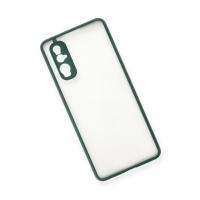 Newface Oppo Find X2 Kılıf Montreal Silikon Kapak - Yeşil