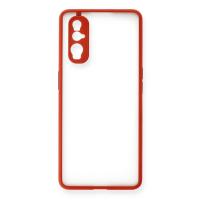 Newface Oppo Find X2 Kılıf Montreal Silikon Kapak - Kırmızı