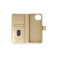 Newface Oppo A73 Kılıf Trend S Plus Kapaklı Kılıf - Gold