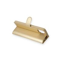 Newface Oppo A73 Kılıf Trend S Plus Kapaklı Kılıf - Gold