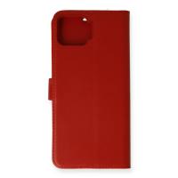 Newface Oppo Reno 4 Lite Kılıf Trend S Plus Kapaklı Kılıf - Kırmızı