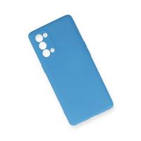 Newface Oppo Reno 5 Pro Kılıf Nano içi Kadife Silikon - Mavi