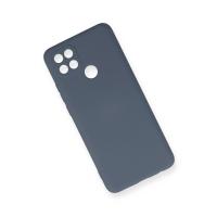 Newface Oppo A15 Kılıf Nano içi Kadife Silikon - Gri