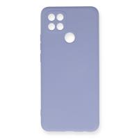 Newface Oppo A15 Kılıf Nano içi Kadife Silikon - Lila