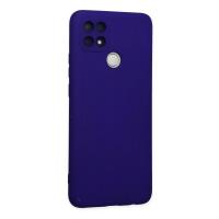 Newface Oppo A15 Kılıf Nano içi Kadife Silikon - Mor