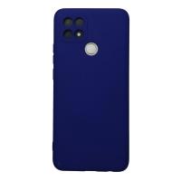 Newface Oppo A15 Kılıf Nano içi Kadife Silikon - Lacivert