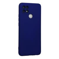 Newface Oppo A15 Kılıf Nano içi Kadife Silikon - Lacivert