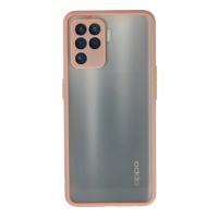 Newface Oppo Reno 5 Lite Kılıf Montreal Silikon Kapak - Pembe
