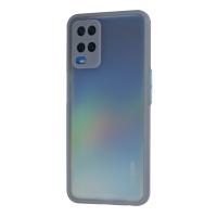 Newface Oppo A54 4G Kılıf Montreal Silikon Kapak - Gri