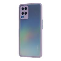 Newface Oppo A54 4G Kılıf Montreal Silikon Kapak - Mor