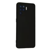 Newface Oppo Reno 5 Lite Kılıf Nano içi Kadife Silikon - Siyah