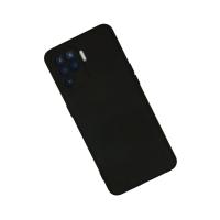 Newface Oppo Reno 5 Lite Kılıf Nano içi Kadife Silikon - Siyah