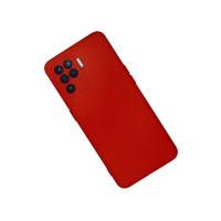 Newface Oppo Reno 5 Lite Kılıf Nano içi Kadife Silikon - Kırmızı