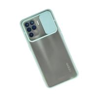 Newface Oppo Reno 5 Lite Kılıf Palm Buzlu Kamera Sürgülü Silikon uaz