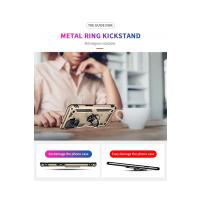 Newface Oppo Reno 5 Lite Kılıf Sofya Yüzüklü Silikon Kapak - Gold