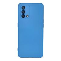 Newface Oppo A74 4G Kılıf Nano içi Kadife Silikon - Mavi