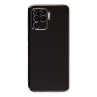 Newface Oppo Reno 5 Lite Kılıf Volet Silikon - Siyah