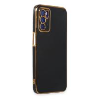 Newface Oppo A16 Kılıf Volet Silikon - Siyah