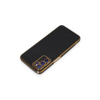 Newface Oppo A16 Kılıf Volet Silikon - Siyah