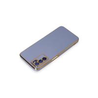 Newface Oppo A16 Kılıf Volet Silikon - Mavi